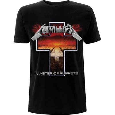 Metallica Master of Puppets Cross Black 2XL Риза (METTS07MB05)