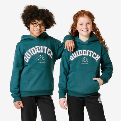 Decathlon mikina s kapucňou z moltonu Harry Potter zelená