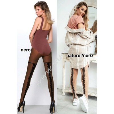 Knittex punčochové kalhoty Identity 20 naturel-nero