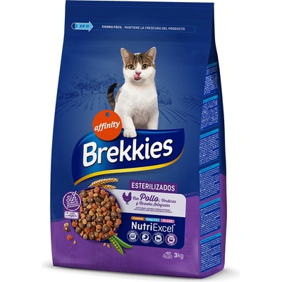 Affinity 4x3 кг Sterilized Brekkies, суха храна за котки