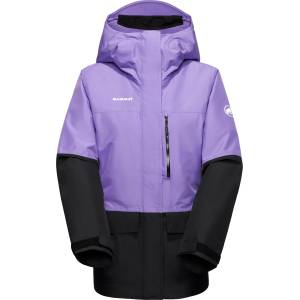 Mammut Дамско ски яке Mammut Women's Fall Line Hardshell Thermo Hooded Jacket Ski jacket - Lavandin / Black (104-4944-0414)