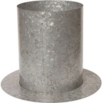 ferm LIVING Саксия Auran L сребриста (1104269083)