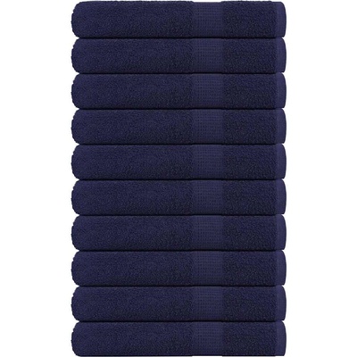 vidaXL Кърпи FROGN 10 бр. тъмносини 100x200 см 360 г/м2 (136796)