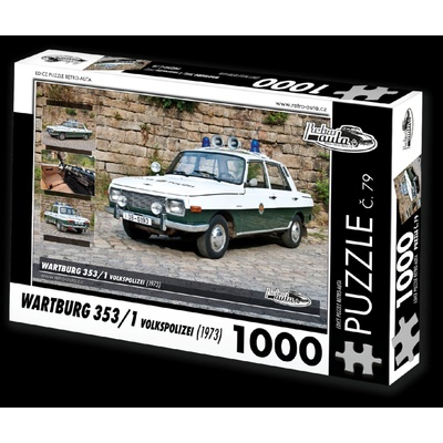 Retro-auta č. 79 Wartburg 353,1 Volkspolizei 1973 1000 dielov