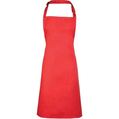 Premier PR150 Zástěra s laclem Colours červená strawberry