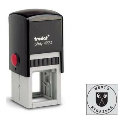 Trodat Printy 4923 30x30mm odtlačok červený TR492302