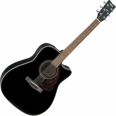 Yamaha FX370C Black Електро-акустична китара Дреднаут