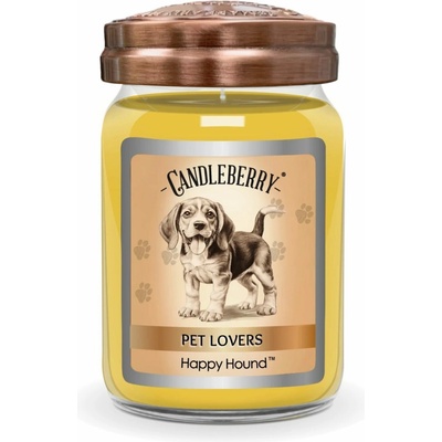 Candleberry Candle Pet Lovers Happy Hound 624 g