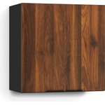 Blumfeldt WoodVista Висок шкаф, Soft-Close, алуминиеви дръжки, устойчиви материали (JOY-WVH600BW) (JOY-WVH600BW) - electronic-star