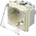 TEM Контакт шуко 2P+E 16A 2M с капаче, цвят Крем гланц, Modul - VM11IT (VM11IT)