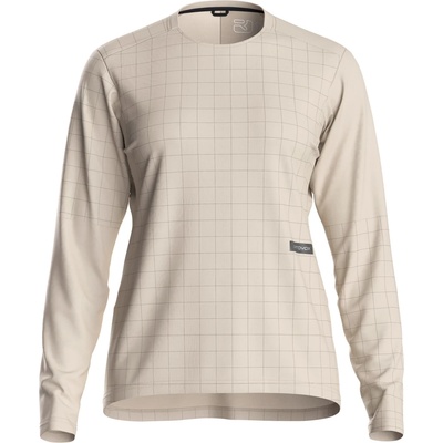 Ortovox Дамска фланелка с дълъг ръкав за колоездене Ortovox Women's Sequence Trail Jersey L/S Cycling jersey - White Tea (156-2875-0414)