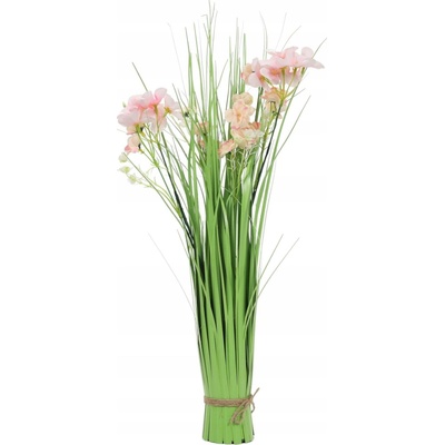 UMĚLÁ ROSTLINA S TRÁVOU PLAST 60 CM 7X7 CM ZELENÁ
