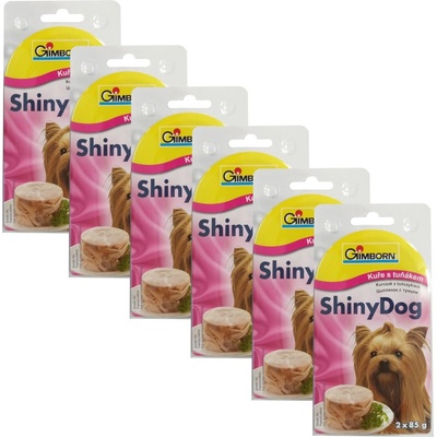 Gimborn ShinyDog пиле + риба тон 6 x (2 x 85 г)