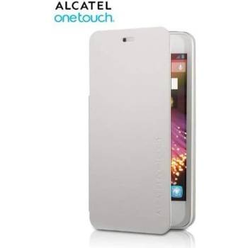 Alcatel Flipcover FC6010 - кожен кейс за Alcatel One Touch Star 6010 (бял)