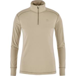 Fjällräven Дамски поларен пуловер Fjällräven Women's Skare Half Zip Fleece jumper - Fossil (105-7732-0313)