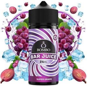 Bombo Bar Juice Super Grape Ice 24ml/120ml - boombvaping - 31,10 лв