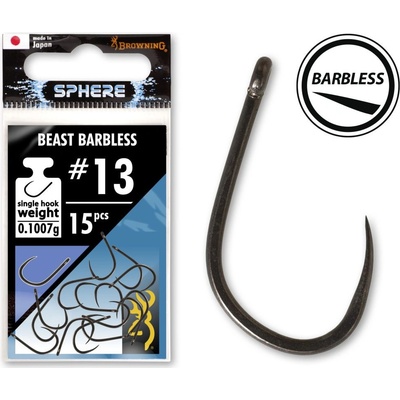 Browning Sphere Beast Barbless vel.8 15 ks