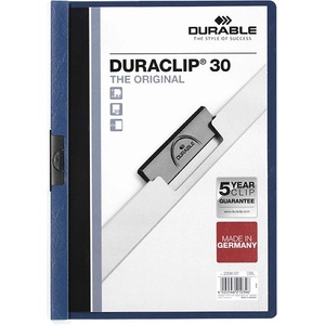 DURABLE Клипборд DURABLE Duraclip A/4 до 30 листа тъмно синьо 220007 (220007)