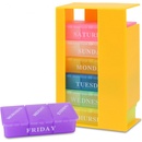 HomePRO AG424B Týždenný dávkovač na lieky, viacfarebný