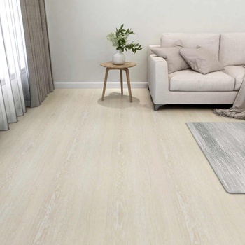 vidaXL Дъски за под 55 pcs Бежово 5, 11 м2 ПВЦ (42046326)