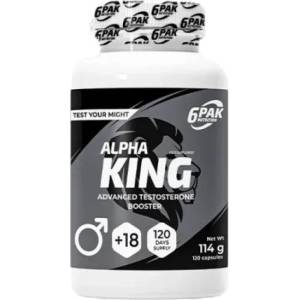 6PAK Nutrition Alpha King | Advanced Testosterone Booster [90 капсули]