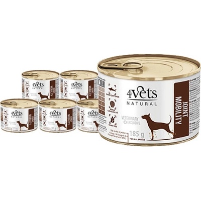 4Vets Natural Veterinary Exclusive Joint mobility 6 x 185 g