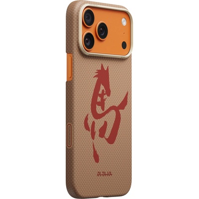 PITAKA Edge Case, Ink Horse Gold & Jade- iPhone 17 Pro Max (HR1705PM)