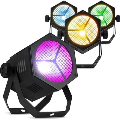 BeamZ sada 4 RB40 retro reflektorov s 40W RGBW COB LED