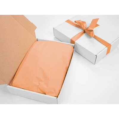 240 ks - Hodvábny papier 500x750 svetlo oranžový