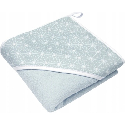 Ankras Detská osuška s kapucňou Baby 100x100 cm sivá