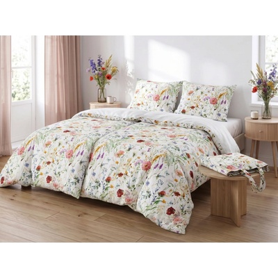 Áčko 4 set perkalových obliečok PRIMAVERA 2x70x90 2x140x200