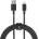 Native Union Belt Cable XL Lightning - здрав плетен кабел за устройства с Lightning порт (черен) (300 см)