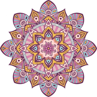 zuty Malování Podle Čísel Mandala Vii 80 x 100 Cm Plátno Rám