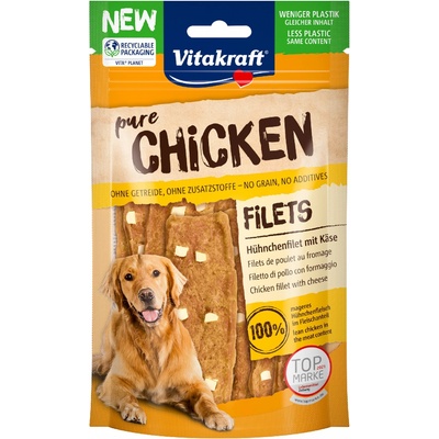 Vitakraft CHICKEN Filets se sýrem 80 g