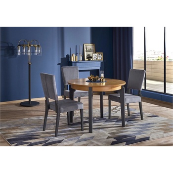 Halmar Разтегателна маса sorbus меден дъб / графит