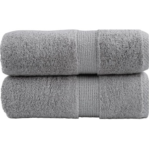 vidaXL Премиум кърпи за гости SOLUND 2 бр. сиви 30x50 см 600 г/м2 (137302)