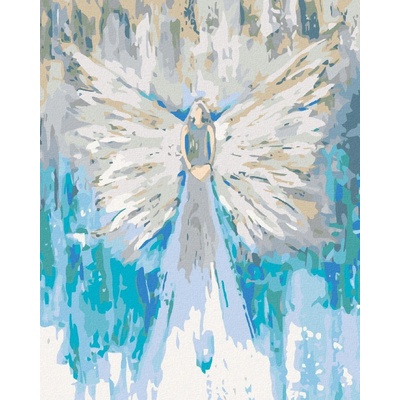 Zuty malování podle čísel Andělé od Lenky Love angel 80 x 100 cm bez rámu a bez vypnutí plátna