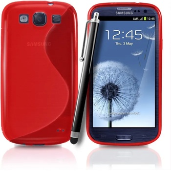 Samsung Силиконов калъф за Samsung Galaxy i9300 S3 Neo (SKSGS3NeoRed)