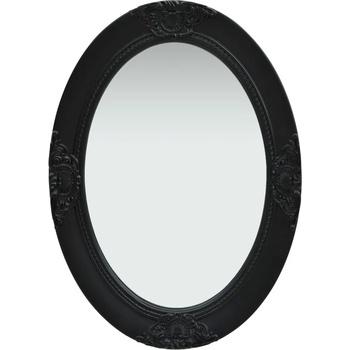 Image 1 of vidaXL Стенно огледало, бароков стил, 50x70 см, черно (320355)