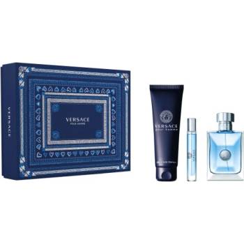 Versace Комплект за мъже Versace Pour Homme - Eau de Toilette 100 мл + 10 мл + Душ гел 150 мл