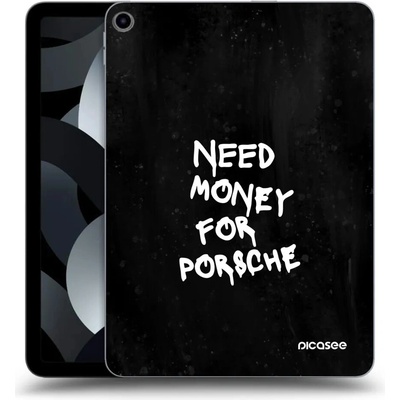 Picasee silikónový prehľadný obal pre Apple iPad Air 5 10.9 2022 Black Dollar
