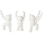 Umbra HK Limited Umbra Комплект от 3 бр закачалки за стена buddy - цвят бял (umbra-318165-660)