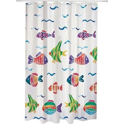 MSV POISSONS motiv rybičky bílý 180 x 200 cm