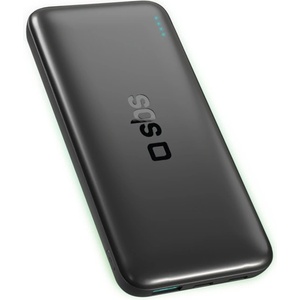 SBS Външна батерия /power bank/ SBS 99364, 10 000mAh, черна, 1x USB-A, 1x USB-C (99364)