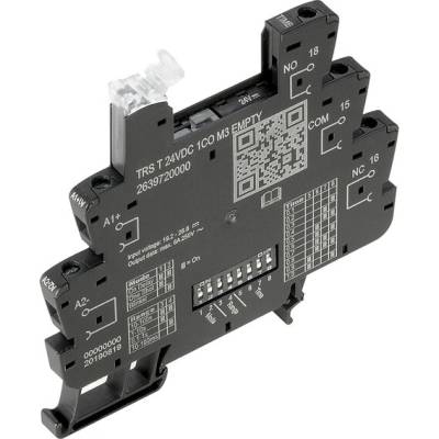 Reléový kontakt samice Weidmüller TRS T 24VDC 1CO M3 EMPTY (2639720000)