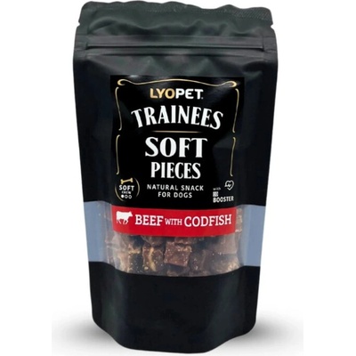 LYOPET Trainees Snack Soft Pieces Beef & Codfish 100 g