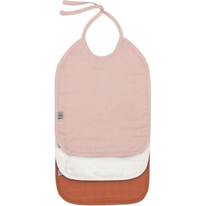 Lassig Бебешки лигавници Lassig - Medium, 3 броя, Powder Pink/ Milky/Rust (4042183427676) - baby