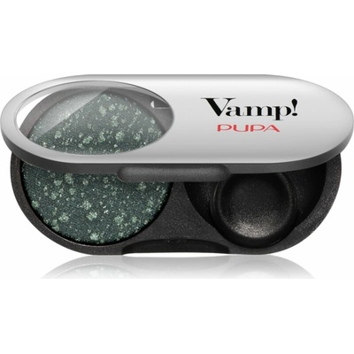 Pupa Milano Vamp! Radiant Baked Eyeshadow dlouhotrvající zářivé oční stíny 304 Woodland Green gems 1 g