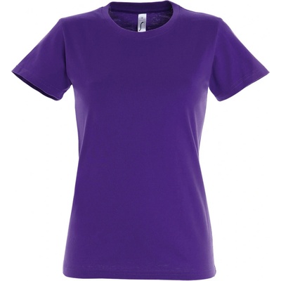 SOĽS Imperial Dámske triko s krátkym rukávom SL11502 Dark purple