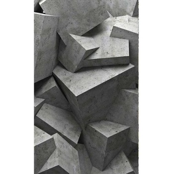 DIMEX ART s. r. o Флизелинов фототапет 3d бетонни блокове 150 x 250 см